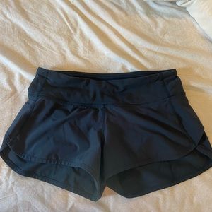 Navy Lululemon shorts